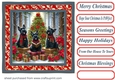 Christmas carol pups card front 3