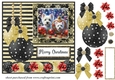Christmas bauble Westie card front 4