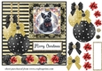 Scottie in Christmas bauble card front 5