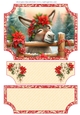 Poinsettia donkey easel topper and layered stopper(no base) 2
