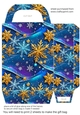 Blue snow gift bag 2