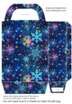 Blue snow gift bag 3