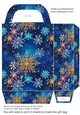 Blue snow gift bag 4