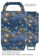 Blue snow gift bag 5