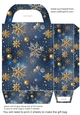 Blue snow gift bag 6