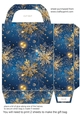 Blue snow gift bag 7