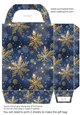 Blue snow gift bag 8