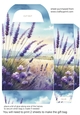 Lavender scene gift bag 2
