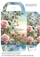 Rose scene gift bag 2