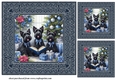 3 Christmas carol Scotties card front/toppers 3