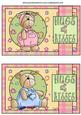 2 Hugs and Kisses Bear Toppers Set 4