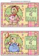 2 Hugs and Kisses Bear Toppers Set 5