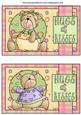 2 Hugs and Kisses Bear Toppers Set 6