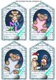 4 Christmas Critter Tag Toppers 4