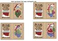4 Christmas Cookie Mouse Toppers 3