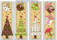 4 Christmas Decorations Bookmarks/toppers 2
