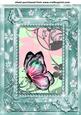Green and Pink Floral Butterfly Topper 2