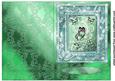 Green Butterfly Cut and Fold Card
