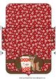 Red Christmas Coffee Money/voucher Wallet 3