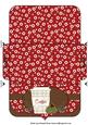 Red Christmas Coffee Money Voucher Wallet 4