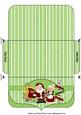 Green Santa Christmas Money/voucher Wallet 1