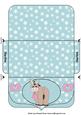 Blue Christmas Donkey Money/voucher Wallet 3