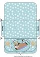 Blue Christmas Donkey Money/voucher Wallet 4
