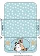 Blue Christmas Donkey Money/voucher Wallet 5