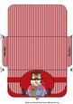 Red Cute Christmas Snowman Money/voucher Wallet 4