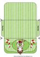 Green Christmas Frog Money/voucher Wallet 4