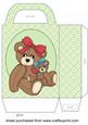 Sweet Floral Teddy Gift Bag 2