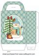 Blue Snowman Gift Bag 4