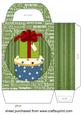 Green Christmas Cupcake Gift Bag 4