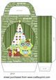 Green Christmas Owl Gift Bag 4