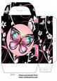 Black and Pink Butterfly Gift Bag 1
