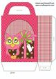 Pink Christmas Owl Gift Bag 5