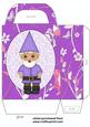 Purple Garden Gnome Gift Bag 2