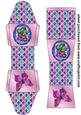 Pink Stained Glass Floral Butterfly Gift Box