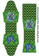 Green Stained Glass Floral Butterfly Gift Box