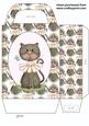 Cute Floral Cat Gift Bag 5