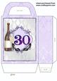 Age 30 Champagne and Shoes Gift Bag