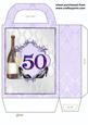 Age 50 Champagne and Shoes Gift Bag