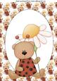 Cute Floral Ladybird Topper 4