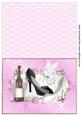 Pink Female Civil Wedding Cut and Fold Card 3