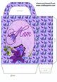 Purple Floral Butterfly Mum Gift Bag