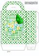 Green Butterfly Floral Gift Bag