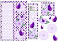 Purple Butterfly Bless My Blooms Bookmark Card Front