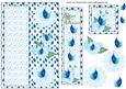 Blue Butterfly Bless My Blooms Bookmark Card Front
