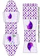Purple Butterfly Floral Gift Box
