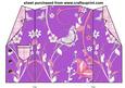 Pink and Purple Butterfly Jacket Card Blank